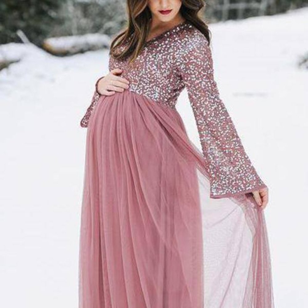 Maternity Photo Shoot Dress